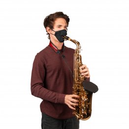 Dual-Layer Wind Instrument Face Mask, Extra-Small
