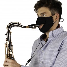 Dual-Layer Wind Instrument Face Mask, Large
