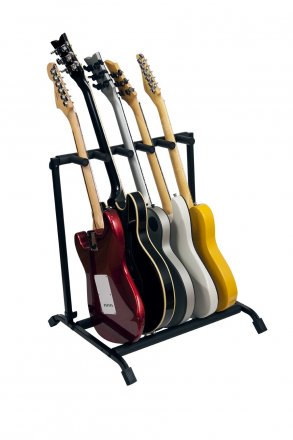 Rok-It Collapsible, Folding 5x Guitar Rack